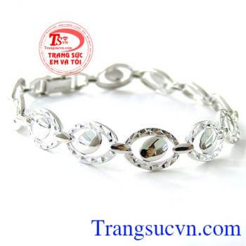 Bán Lắc nữ đeo tay vàng trắng đẹp chất lượng cao.