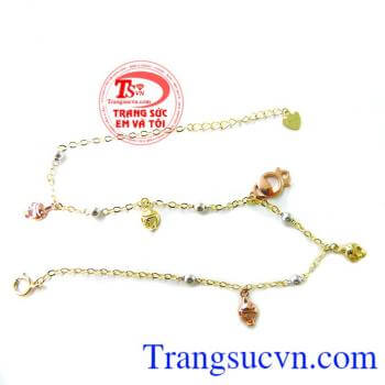 lắc chân vàng đảm bảo uy tín,bảo hành 6 tháng giao toàn quốc thanh toán an toàn,