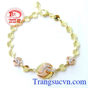 Lắc nữ vàng tây korea 10k đẹp