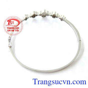 Vòng tay nữ vàng hoa xinh, vòng tay vàng tây, vòng tay nữ đẹp. 