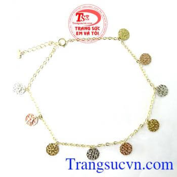 Chiếc Lắc chân hoa tuyết tình yêu,món quà tặng nhân dịp sinh nhật ý nghĩa cho người được đeo