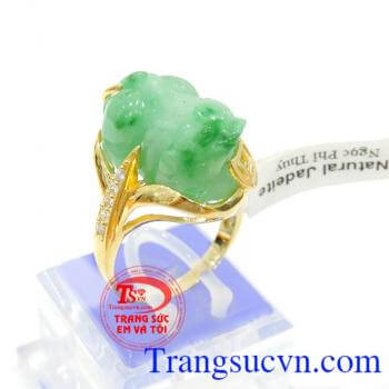 Nhẫn nữ tỳ hưu vàng tây chất lượng đảm bảo,Đeo mang may mắn và tài lộc,chiếc Nhẫn nữ tỳ hưu vàng tây tinh tế và sang trọng, quý phái,Nhẫn nữ tỳ hưu vàng tây Giao toàn quốc, Món quà ý nghĩa dành cho phái đẹp