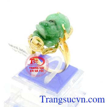 Nhẫn ngọc tỳ hưu vàng tinh tế và quý phái,giá Nhẫn ngọc tỳ hưu vàng 14k chất lượng đảm bảo uy tín,Giao Nhẫn ngọc tỳ hưu vàng khách hàng ưa chuộng nhiều năm,Nhẫn ngọc tỳ hưu vàng.