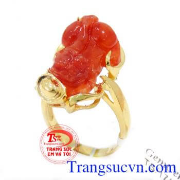 Nhẫn vàng tỳ hưu đỏ chất lượng đảm bảo uy tín,giá chiếc Nhẫn vàng tỳ hưu đỏ đảm bảo chất lượng,bảo hành 1 năm mọi dịch vụ,giao toàn quốc