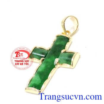 Ngọc cẩm thạch Thánh Giá đeo cổ,Chất lượng đảm bảo uy tín