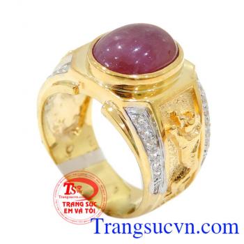 Chiếc Nhẫn nam ruby đẹp