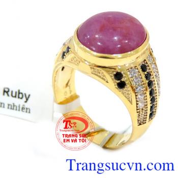 Nhẫn vàng 14k Ruby bền đẹp, chất lượng, là dòng sản phẩm rất được phái mạnh ưa chuộng