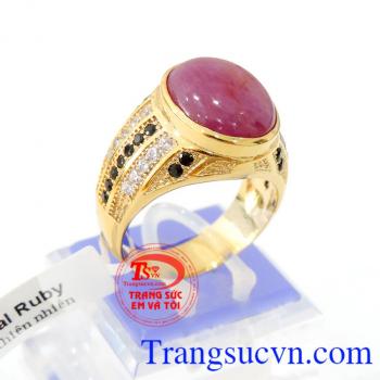 Nhẫn vàng 14k Ruby thương hiệu cao cấp, chế tác theo yêu cầu