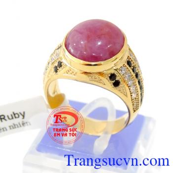 Nhẫn vàng 14k Ruby thiên nhiên có giấy kiểm định đá quý và vàng,Giao nhẫn Nhẫn vàng 14k Ruby toàn quốc, Đá Quý Ruby giọt huyết của đất trời