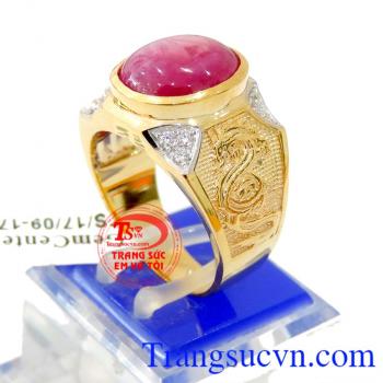 Nhẫn vàng 14k nam ruby là món quà tuyệt vời cho người yêu thương những dịp ý nghĩa
