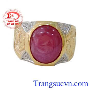 Nhẫn vàng 14k nam ruby thiên nhiên chất lượng đảm bảo uy tín tinh tế và sang trọng,Nhẫn vàng 14k nam ruby bảo hành 1 năm, món quà tặng Chồng thể hiện sự quan tâm và sâu sắc
