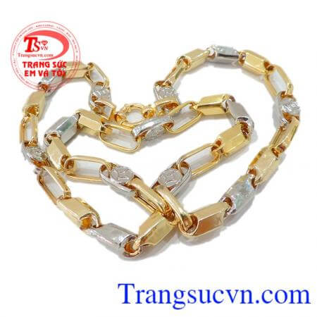 Dây chuyền vàng nam mới đeo nam tính, Bảo hành Dây chuyền vàng nam mới chu đáo,khách hàng ưa chuộng nhiều năm