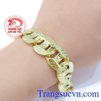 Chiếc Lắc tay vàng nam đeo đeo tay nam tính bản to đeo khỏe,bảo hành chu đáo,giao Lắc tay vàng nam đeo toàn quốc.