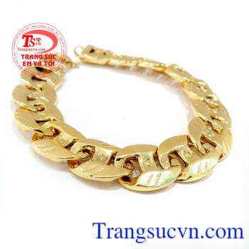 Lắc tay vàng nam đeo chất lượng đảm bảo tinh tế và sang trọng.