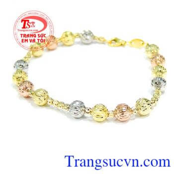 Bán Lắc bi vàng tình yêu món quà tặng cho phái đẹp.