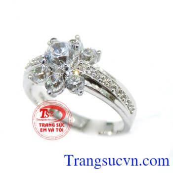 Chiếc Nhẫn vàng 18k trắng cho nữ chất lượng vàng chất lượng đảm bảo uy tín,Chiếc Nhẫn vàng 18k trắng cho nữ thanh toán an toàn,Uy tín,Giá Nhẫn vàng 18k trắng cho nữ tinh tế và quý phái,Nhẫn vàng 18k trắng cho nữ Món quà ý nghĩa 