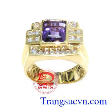 Nhẫn nam phá cách đầy nam tính thương hiệu uy tín, chất lượng, chế tác theo yêu cầu