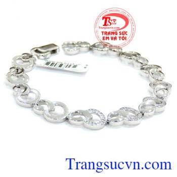 Lắc tay Italy vàng trắng Chất lượng đảm bảo.