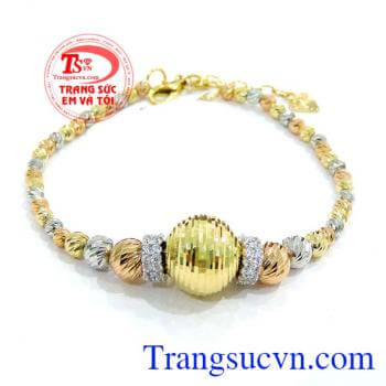 Chiếc Lắc Quý Phái Vàng Italy 18k nhập khẩu đảm bảo chất lượng.