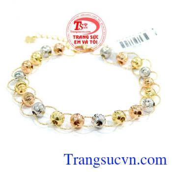 Chiếc Lắc Gắn Kết Yêu Thương 18k 750 Italy chất lượng vàng đảm bảo Uy tín.