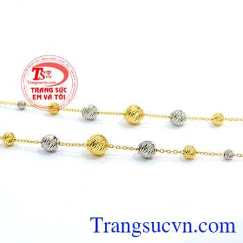 Lắc chân 18k bi Italy