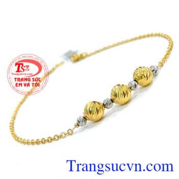 Lắc chân 18k Hạnh Phúc