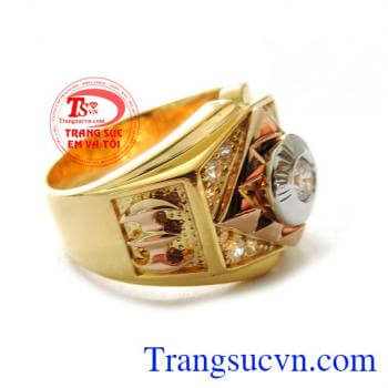 Nhẫn nam Italy 18k 750 nhập khẩu nguyên chiếc,Nhẫn nam Italy 18k bảo hành 1 năm,Chiếc Nhẫn nam Italy 18k vàng đúc nguyên khối với vàng màu, vàng hồng, vàng trắng là chiếc nhẫn bền đẹp sang trọng cho người đeo