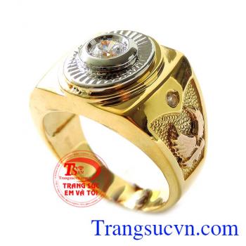 Nhẫn vàng 18k đại bàng