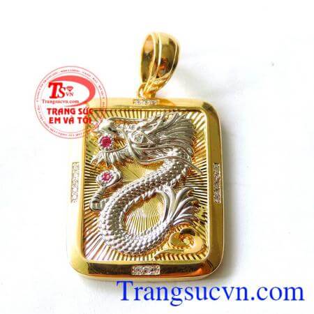 Mặt rồng 3D 18k khách hàng nam ưa chuộng