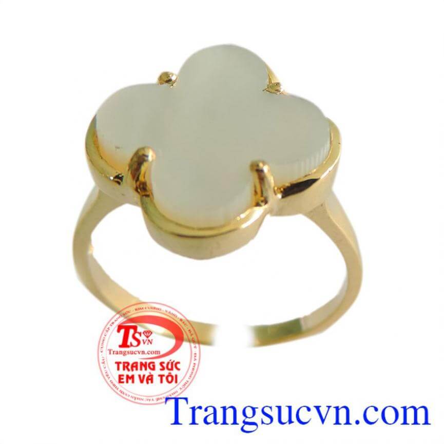 Nhẫn cỏ bốn lá nữ