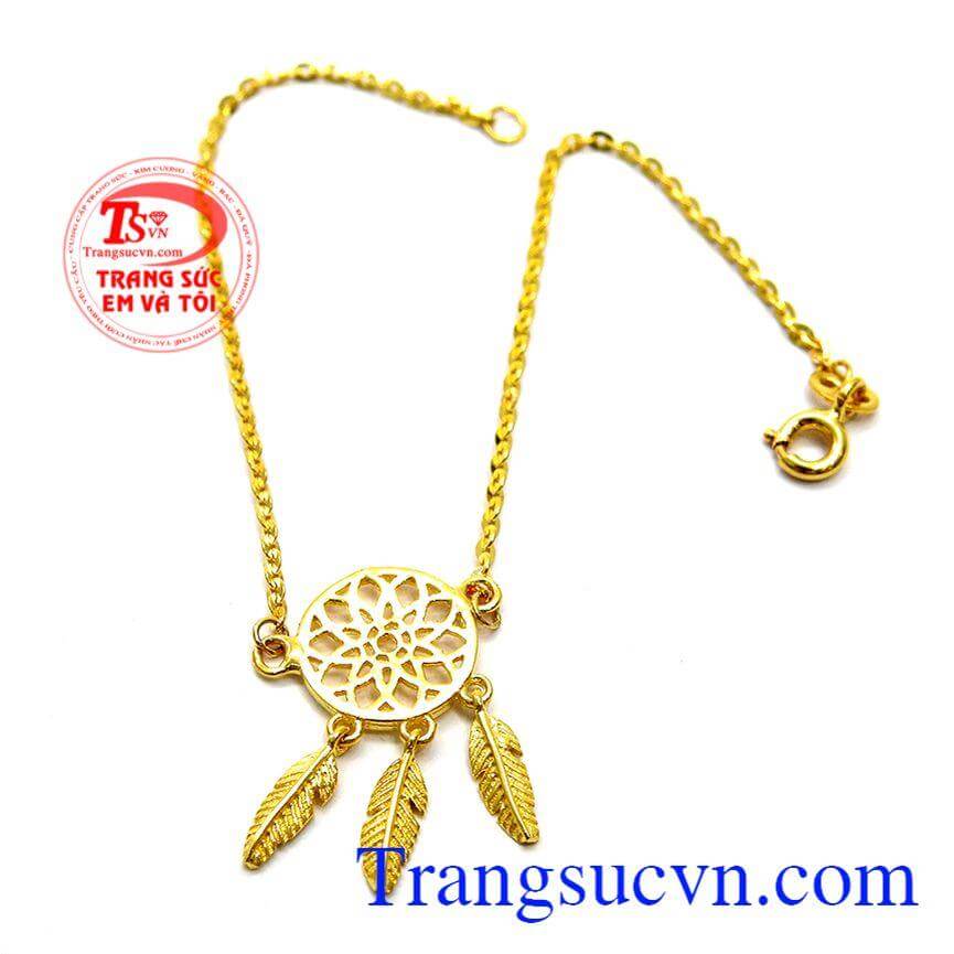 Lắc tay vàng dreamcatcher