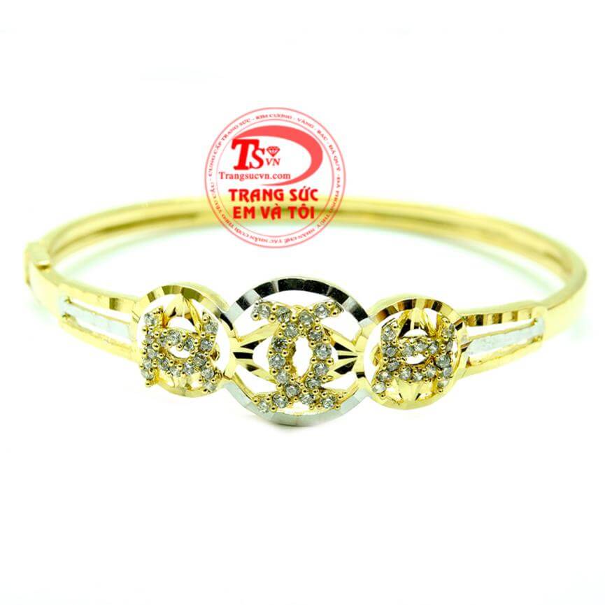 Vòng tay vàng Chanel nữ