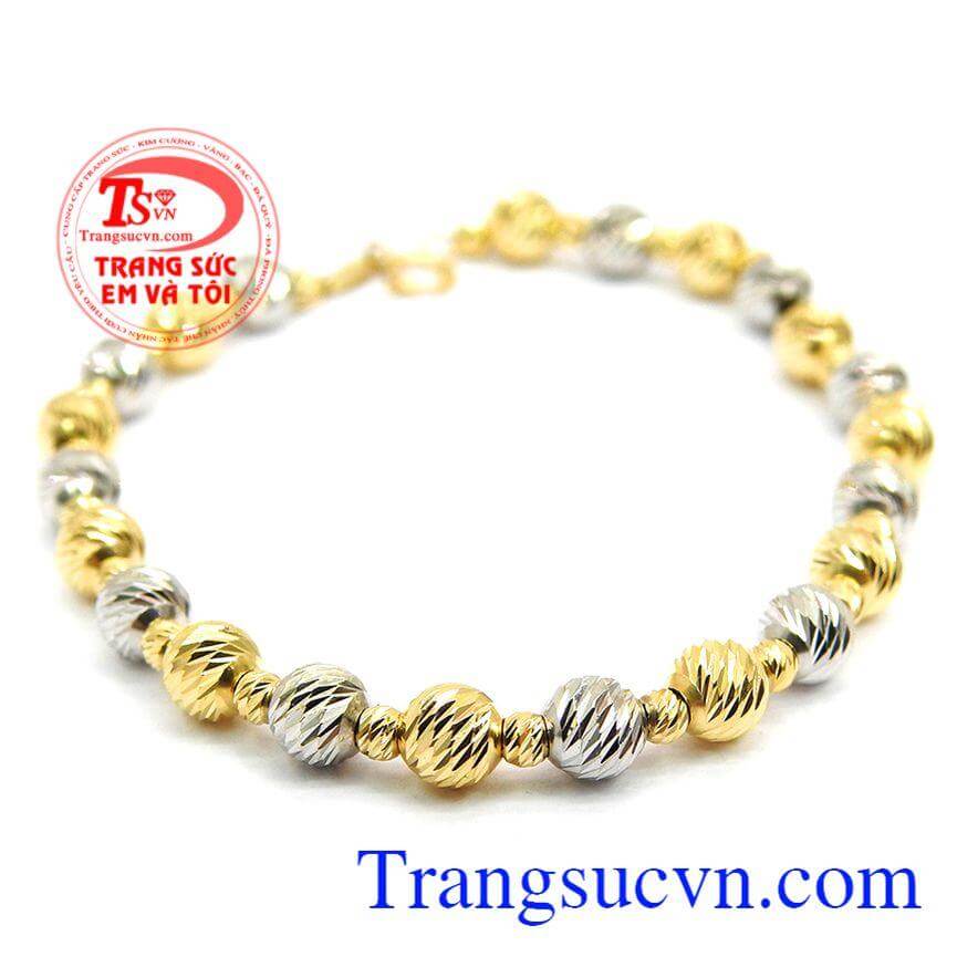 Lắc bi vàng tây