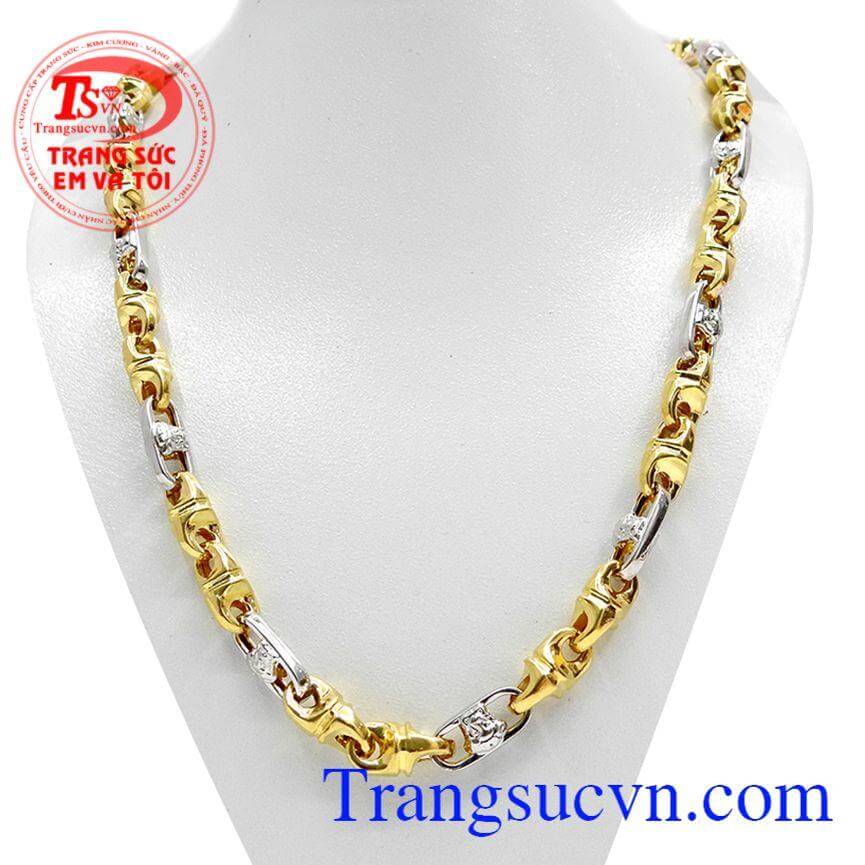 Dây chuyền vàng nam mạnh mẽ 