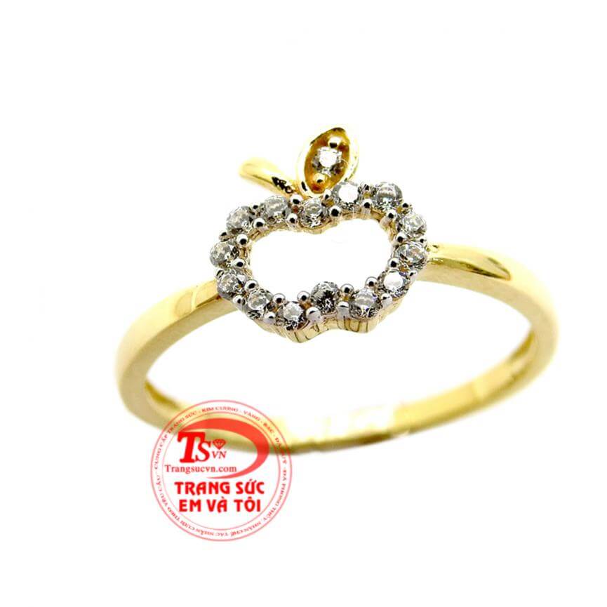 Nhẫn nữ vàng dễ thương