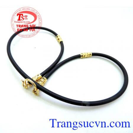 Dây cao su vàng 18k