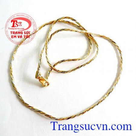 Dây Vàng 18k ITaly Tết 4 là món quà tặng phái đẹp ý nghĩa,Dây Vàng 18k ITaly Tết 4