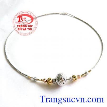 Kiềng vàng 18k nhập itlay chất lượng đảm bảo uy tín. 