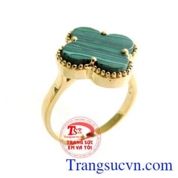 Nhẫn nữ cỏ bốn lá mênh hỏa vàng 10k chất lượng đảm bảo,Nhẫn nữ cỏ bốn lá mênh hỏa bảo hành 12 tháng,Nhẫn nữ cỏ bốn lá mênh hỏa.