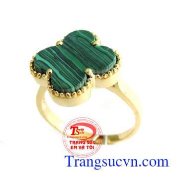 Nhẫn nữ cỏ bốn lá mênh hỏa vàng 10k chất lượng đảm bảo,Nhẫn nữ cỏ bốn lá mênh hỏa bảo hành 12 tháng,Nhẫn nữ cỏ bốn lá mênh hỏa.