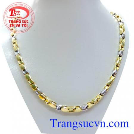 Chiếc dây chuyền italy đẹp dành cho nam đeo, chất lượng vàng đảm bảo uy tín