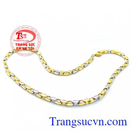 Dây chuyền nam vàng tây sang trọng