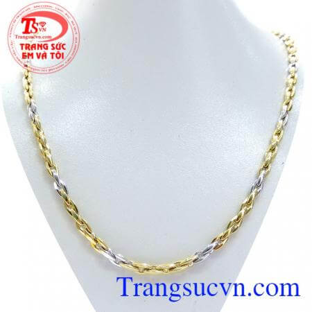 Dây chuyền vàng sang trọng với phái mạnh