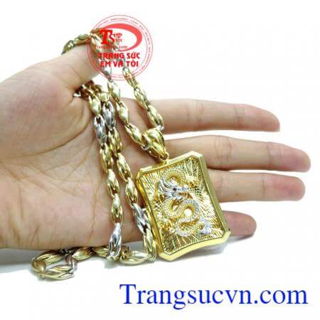 Bộ trang sức nam vàng rồng