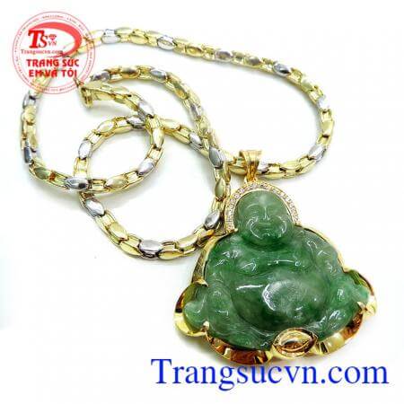 Bộ trang sức nam mặt ngọc thiên nhiên