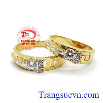 Đôi nhẫn cưới minh chứng tình yêu đôi lứa