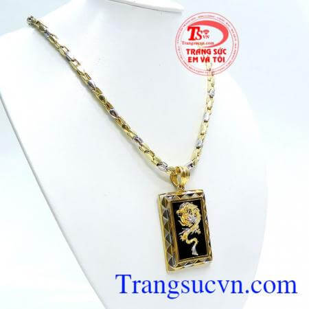 Bộ trang sức mắt xích mặt rồng