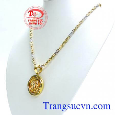 Bộ trang sức nam mặt bọ cạp