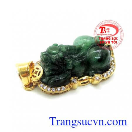 Mặt tỳ hưu ngọc cẩm thạch