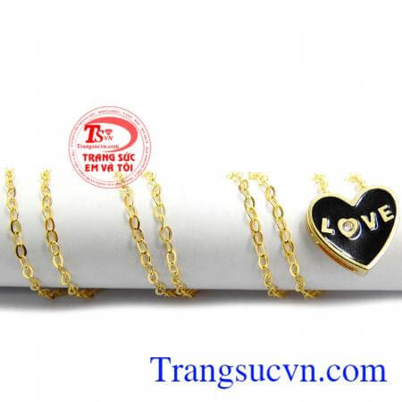 Bộ dây chuyền nữ tình yêu